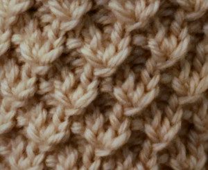 Diagonal Knot Stitch